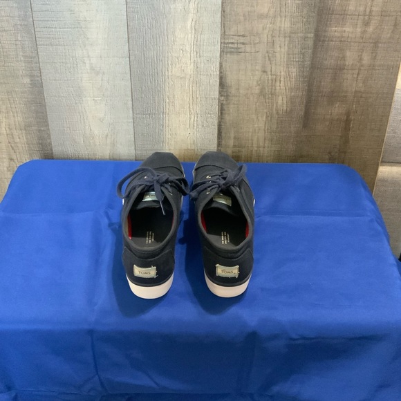 TOMS Cordones Boardwalk Platform Sneakers in Navy Blue size 8 women’s—pre-owned - Picture 4 of 9
